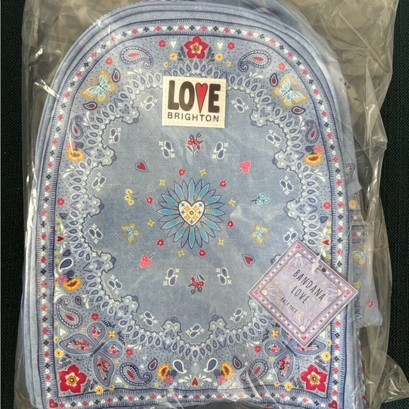 Brighton Bandana Love Backpack - Unopened - Picture 8 of 11